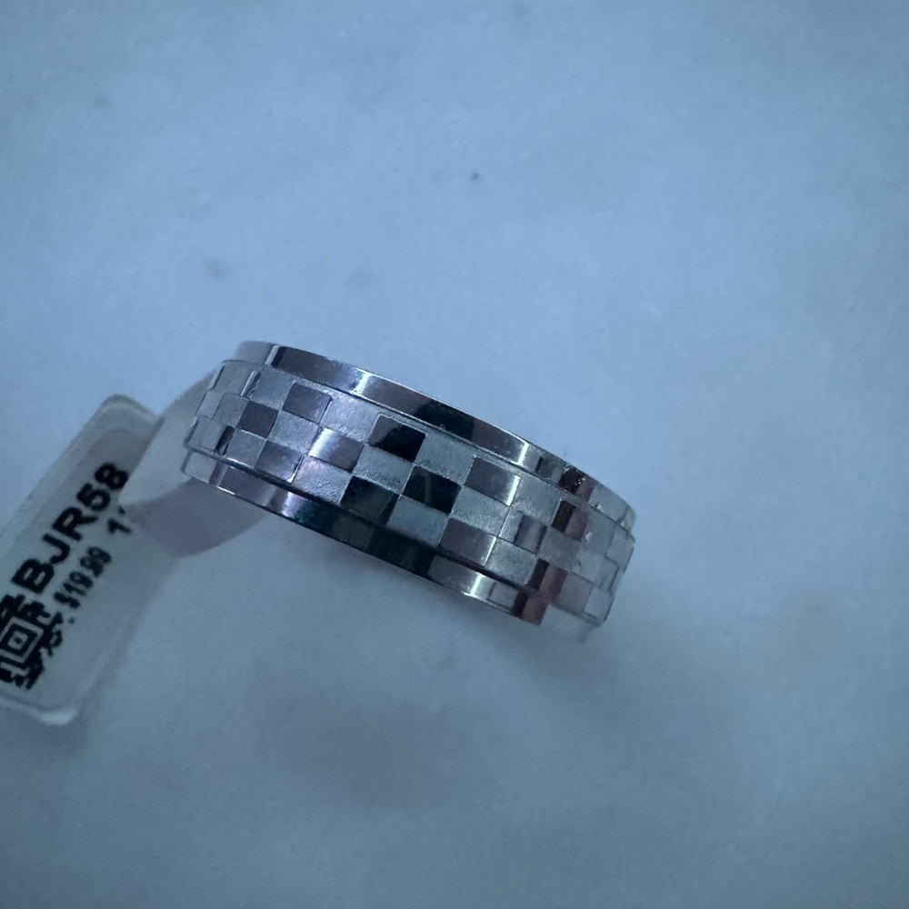 Men’s 8mm Stainless Steel Band Ring